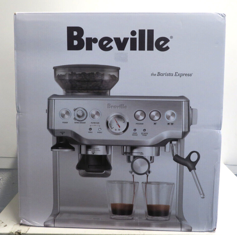 Breville Barista Express Brushed Stainless Steel Espresso Machine