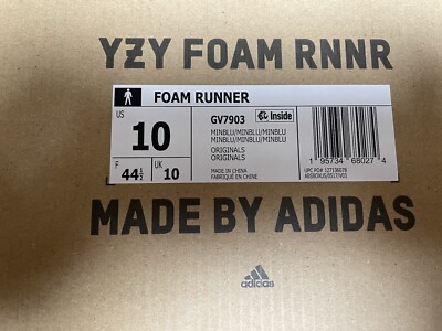 Foam Runner Mineral Blue ORIGINAL BOX Mens Size 11 US - Adidas Yeezy Foam Runner “Mineral Blue  main image 4