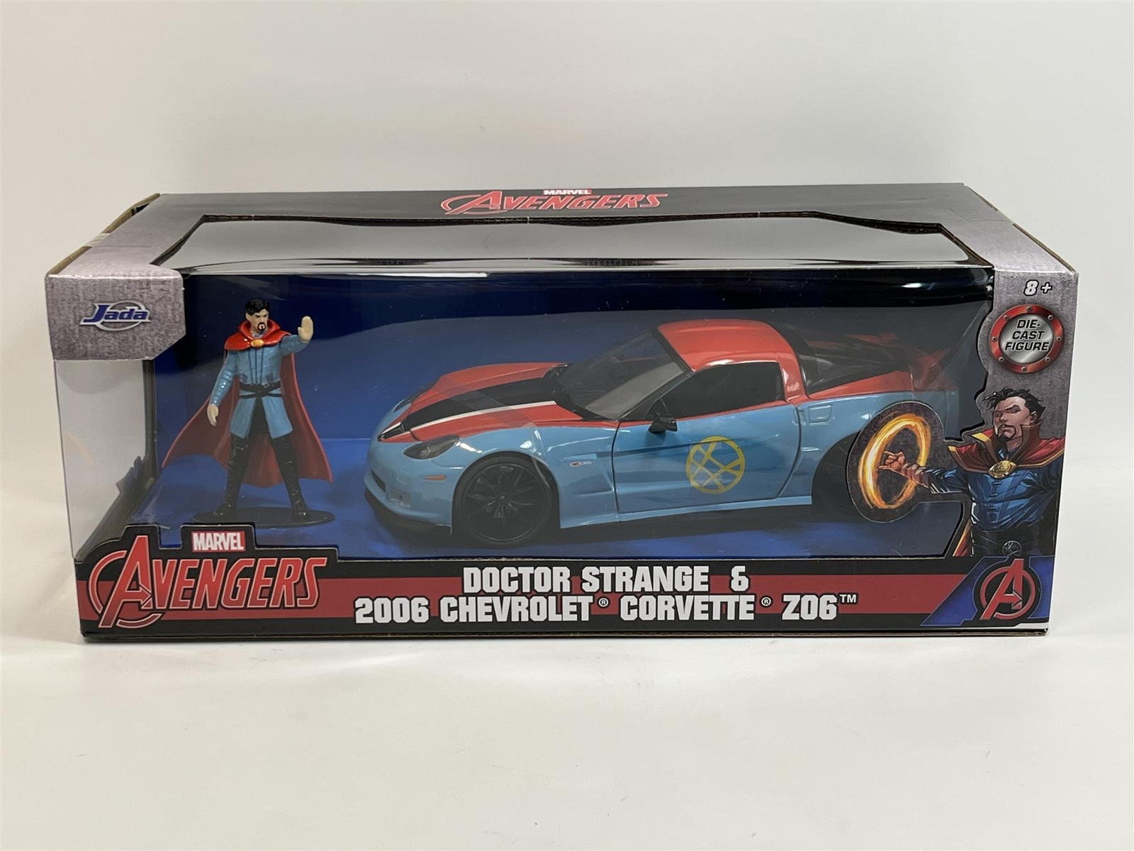 Doctor Strange and 2006 Chevrolet Corvette Z06 1:24 Scale Jada 5024