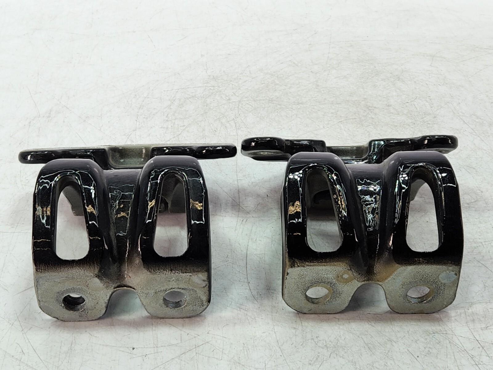 ✅ 11-16 OEM Ferrari FF Front Right Passenger Door Hinge Upper Lower Black SET