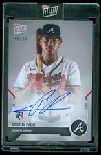 2021 Topps Now Braves Road To Opening Day Cristian Pache Auto #98/99 OD-240A