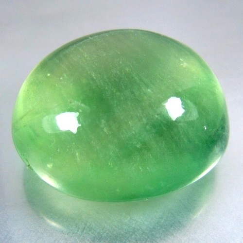 41.35 CTS 21x18 MM WONDERFUL OVAL CABOCHON NATURAL GREEN FLUORITE LOOSE GEMSTONE - Picture 3 of 3