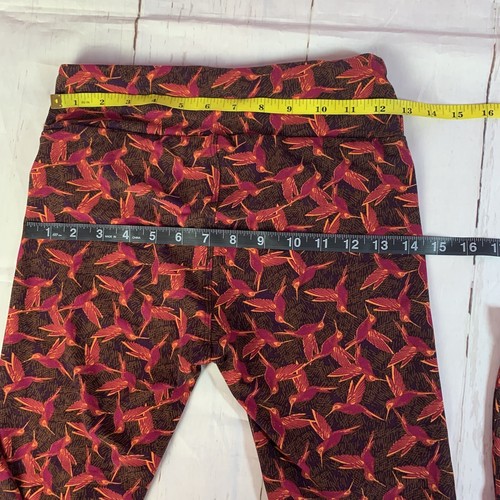 Lularoe leggings sport red bird Hummingbirds abstract comfort rn142161 - Picture 13 of 17