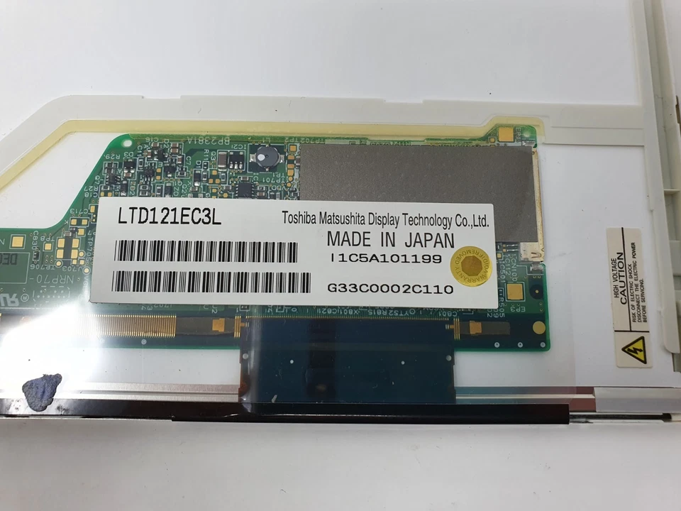 Toshiba PORTEGE R100 LCD 12.1" Laptop Screen Display LTD121EC3L Made In Japan - Image 3 of 4
