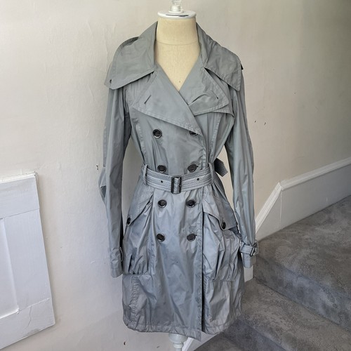 Double Breasted Rain Trench Coat Size 
