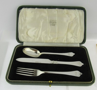 christening cutlery set