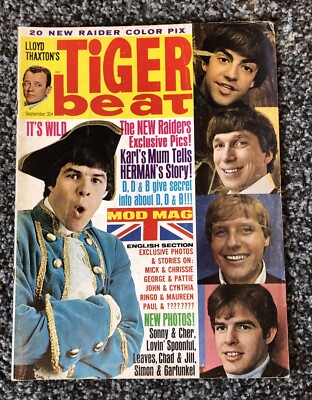 Tiger Beat September 1966 Volume 2 Number 1 - It's Wild The New Raiders