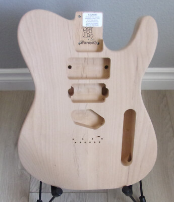 Warmoth (2) Piece Premium Alder Nashville Tele/Telecaster Body Unfinished