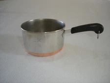 Vintage Revere Ware 1-cup Measuring Cup~Mini Childs Play Sauce Pan~Butter Warmer