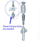 KYB AGX Rear Damping Rate Adj Shock | Audi TT / VW Beetle (98-10) (743029) main image 1