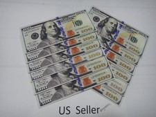 12x-Newest hundred 100 dollar bill wallet bi-fold ultra thin canvas card holder