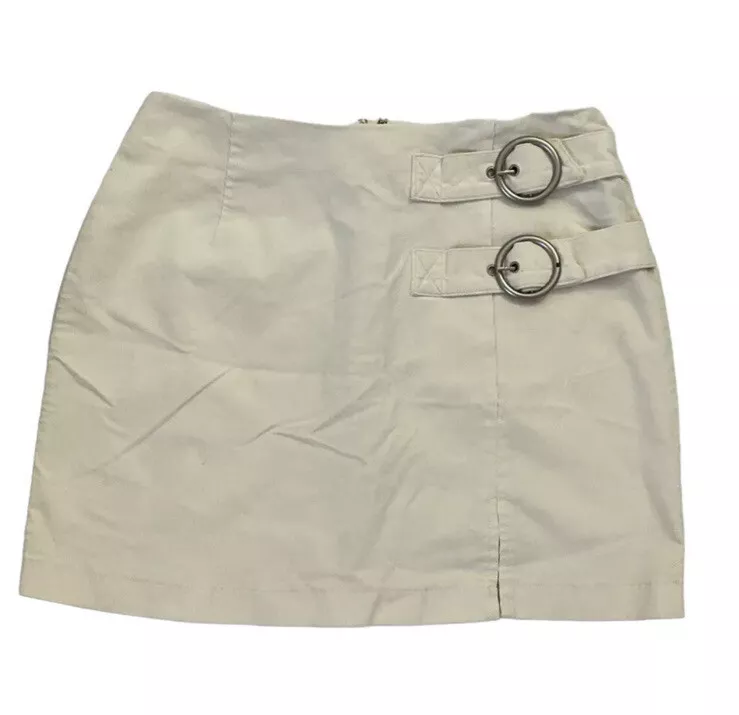 Ivory hot sale corduroy skirt