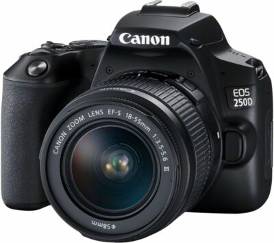 Canon EOS 250D/Rebel SL3 with 18-55mm f/3.5-5.6 III Lens + Sandisk