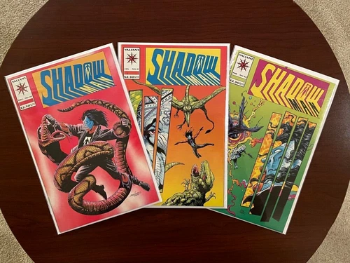 (lot of 3 Comics) Shadowman #20 #21 & #22 (Valiant 1993-94) Bob Hall 9.4 NM