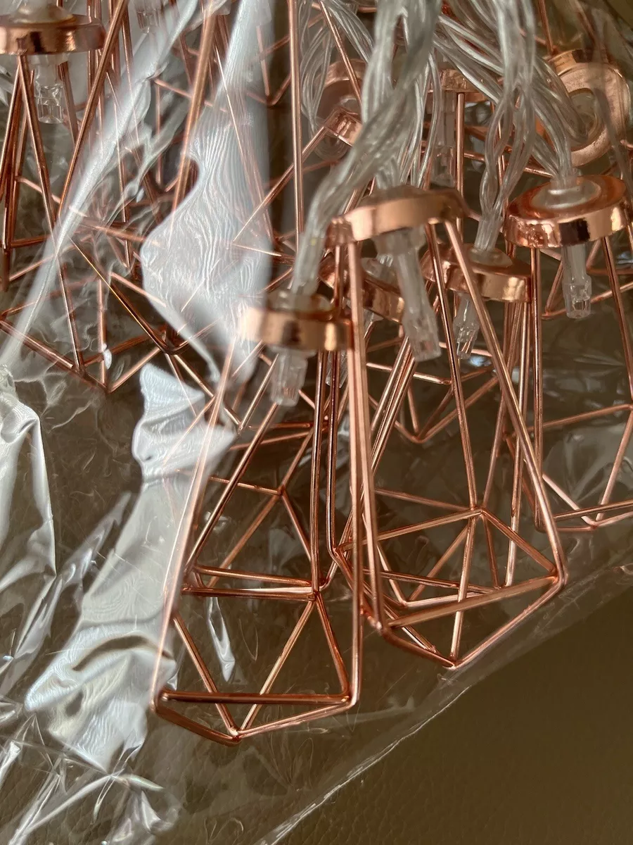 Rose gold fairy lights outlet