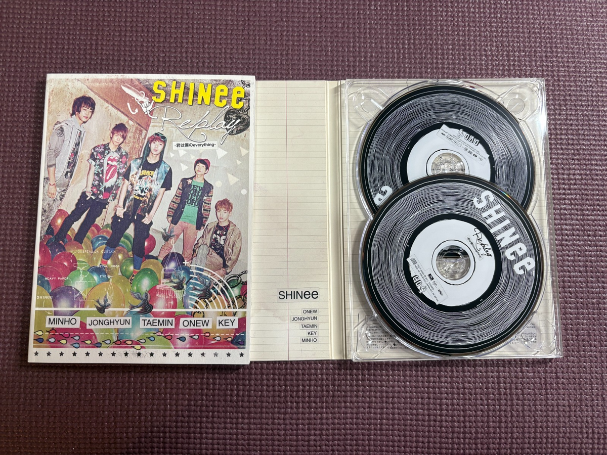 SHINee Japan Debut Single Album Replay Photo book, CD＆DVD Set | eBay