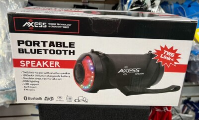 axess portable bluetooth speaker | eBay
