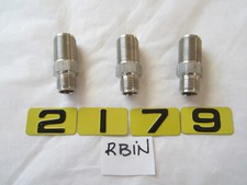 SS HEX HIGH PRESSURE ADAPTER FITTING 1/2"M X 5/8"M   LOT OF 3