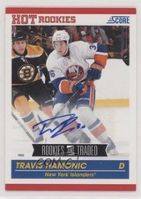 2010-11 Score Rookies & Traded Signatures Travis Hamonic #618 Auto 1o3