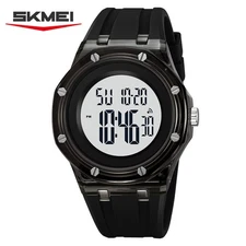 SKMEI Men Digital Watch Outdoor Sport Wristwatch Student Boys Alarm LED Watches