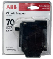 ABB 70 Amp 1 in. Double-Pole Circuit Breaker (THQL2170PA)