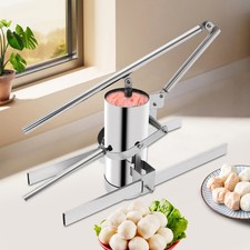 11 Holes Manual Meatball Making Machine Commercial Meatball Processing Machine
