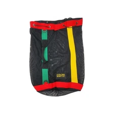 United Colors De Benetton Vintage 90’s Mesh Shoulder Tote Cinch Bag Beach Travel