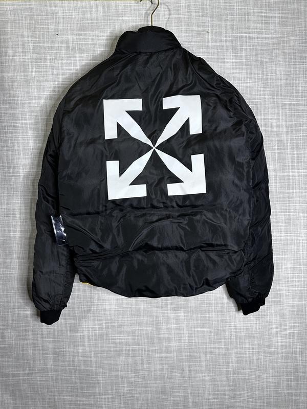 Off-White Reversible Yellow Down Puffer Jacket Si… - image 6