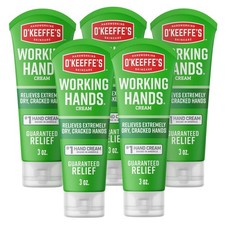 Working Hands Hand Cream for Extreme Dryness - 3 oz Tube 5 Pack - Repairing...
