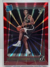 2021-22 Donruss Rated Rookie CAMERON THOMAS 60/99 #203 Red Laser Holo RC