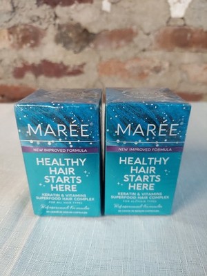 Maree Superfood Hair Complex Serum Capsules Lot of 2 Keratin Vitamins Treatment