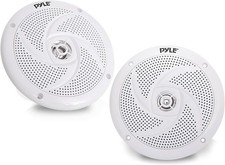 Pyle Marine Speakers - 6.5" 2 Way Waterproof  Weather Resistant, 240 Watt