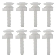 8 Pcs Toilet Seat Accessories Hardware Replacement Kit Bracket Bolts