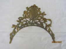 fronton en bronze pour cadran d horloge comtoise