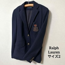 Polo Ralph Lauren Women's Navy Wool Blazer S Gold Buttons Excellent Condition