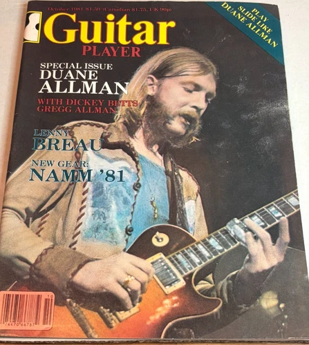 Guitar Player Magazine October 1981 Duane Allman