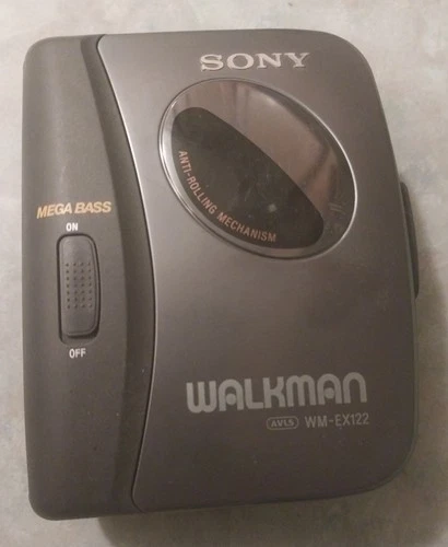 Vintage Sony Walkman Cassette Player Model WM-EX122 Parts Or Repair Only