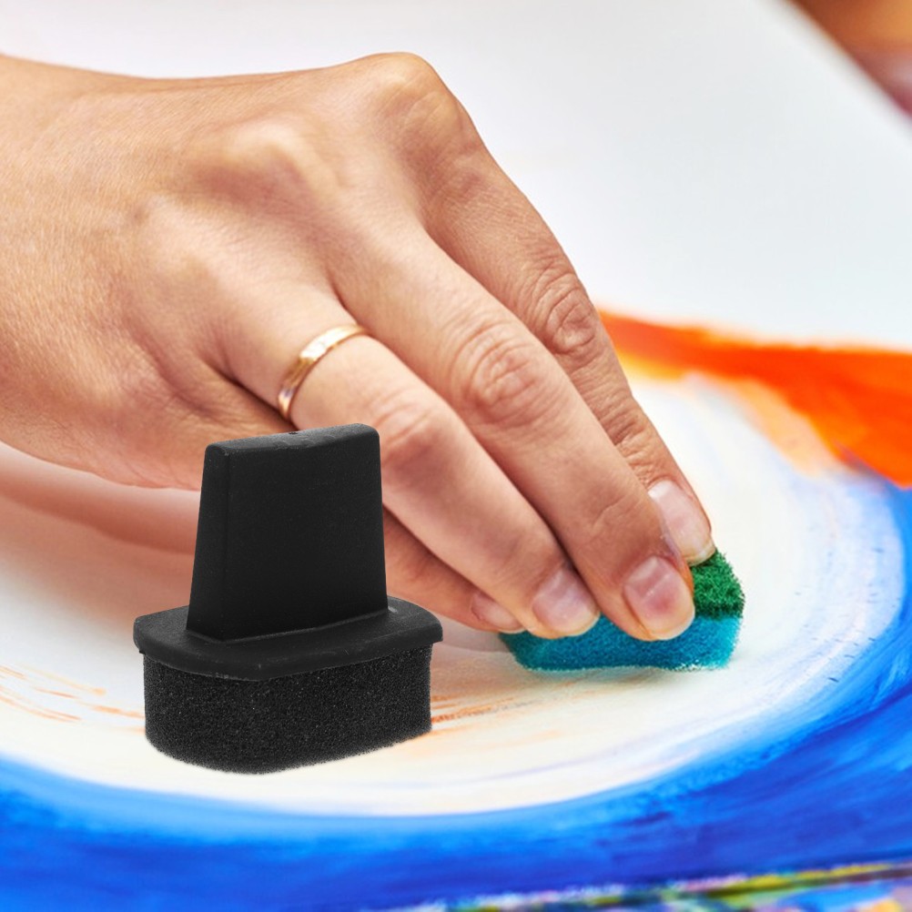 10 Pcs Craft Sponges for Painting Car Interior Brush Applicator Shoes