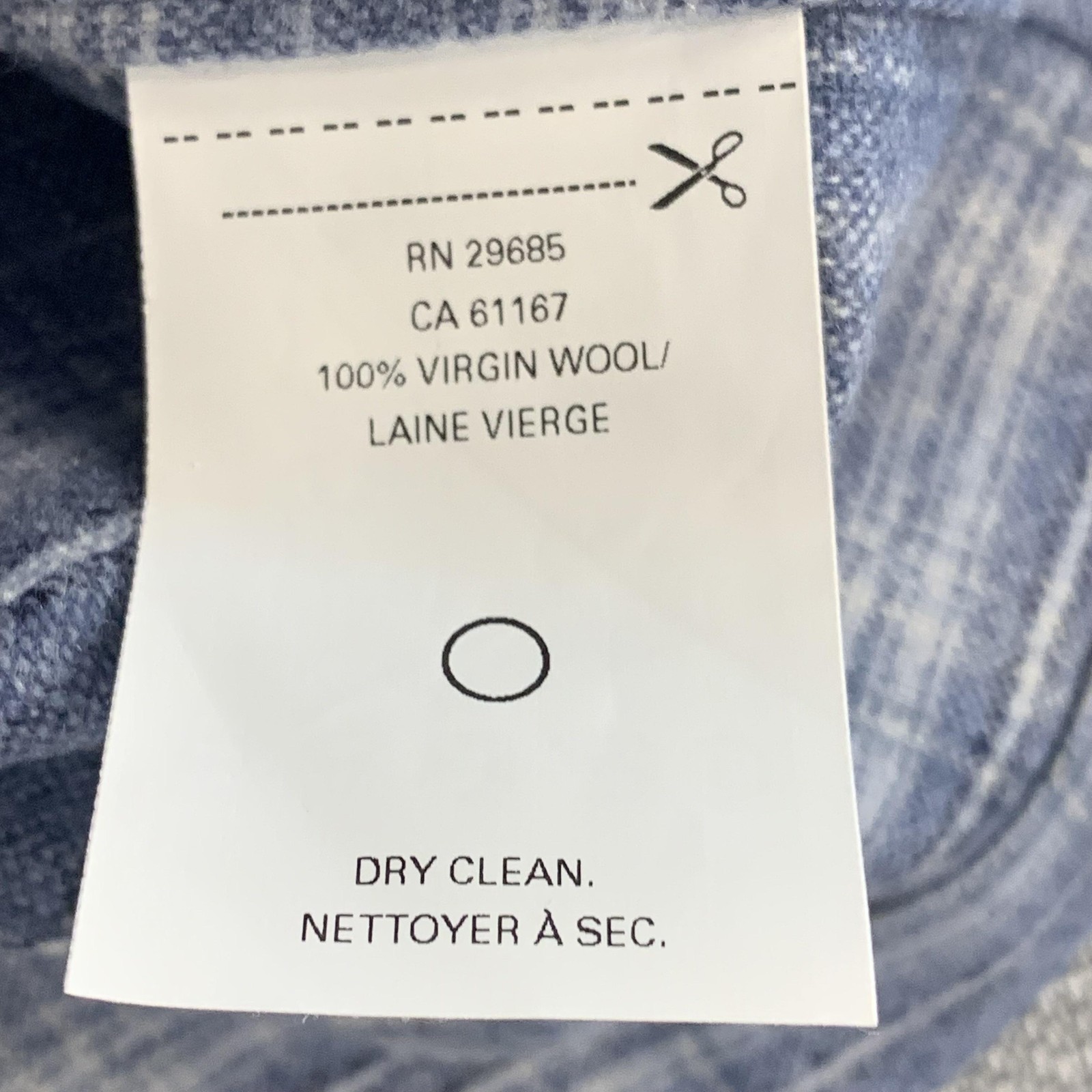 Pendleton Jacket Womens Large Blue Gray Plaid 100… - image 5