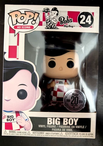 FUNKO POP! AD ICONS ~ 24 BIG BOY~ BOB'S BIG BOY~ 20th ANNIVERSARY NEW IN BOX