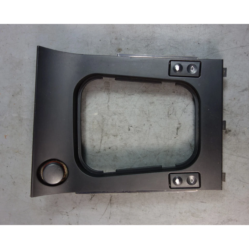 96-99 BMW E36/7 Z3 Roadster Front Center Console Trim Covers Black Plastic OEM - Imagem 4 de 4