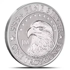 Tube of 20 - 1 oz JM Bullion Eagle Silver Rounds New