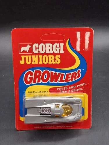 Vintage 1974 Corgi Juniors Growlers E94 Porsche 917 Diecast Car 1/64 MOC NRFP