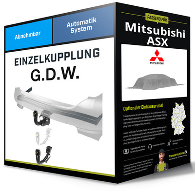 Abnehmbare Anhängerkupplung für MITSUBISHI ASX 01.2023-jetzt Typ VSX, VSE G.D.W.