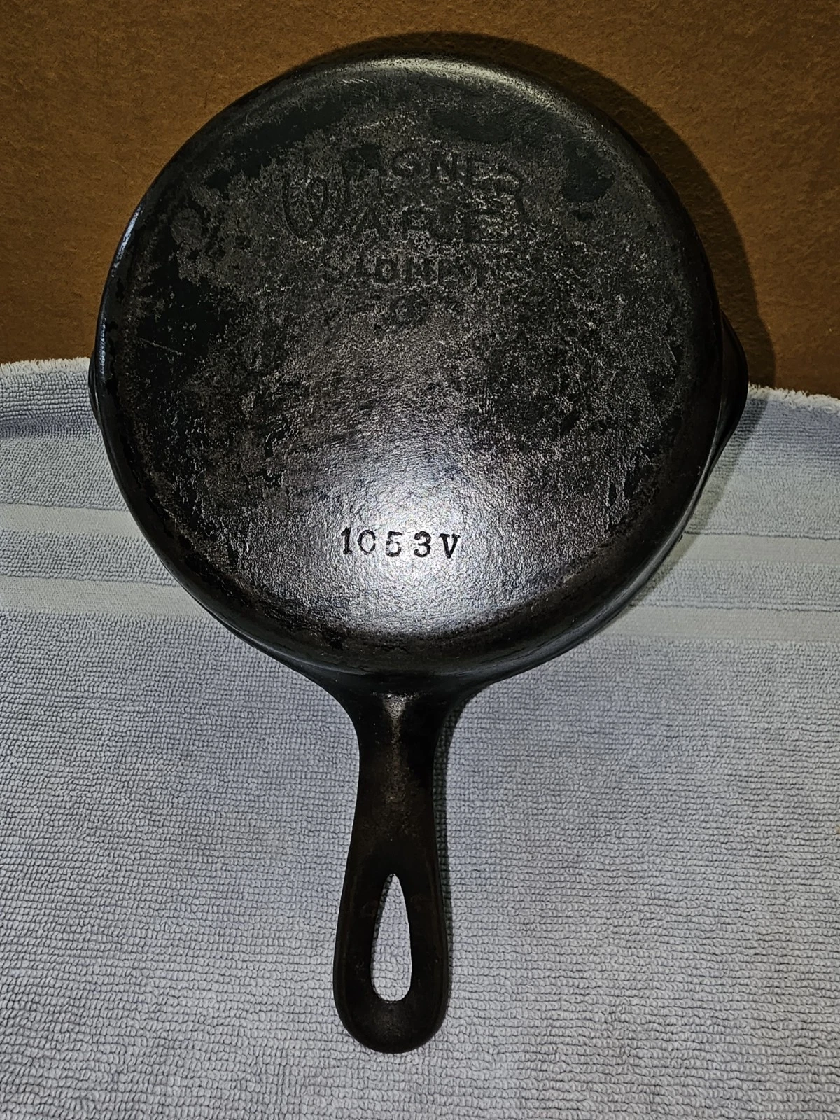 Vintage WAGNER WARE 7 IN Cast Iron Fry Pan Sidney # 1053V