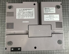 Original Nintendo NES Console Bundle 2 Controllers/Gun/14 Games/Pad - TESTED