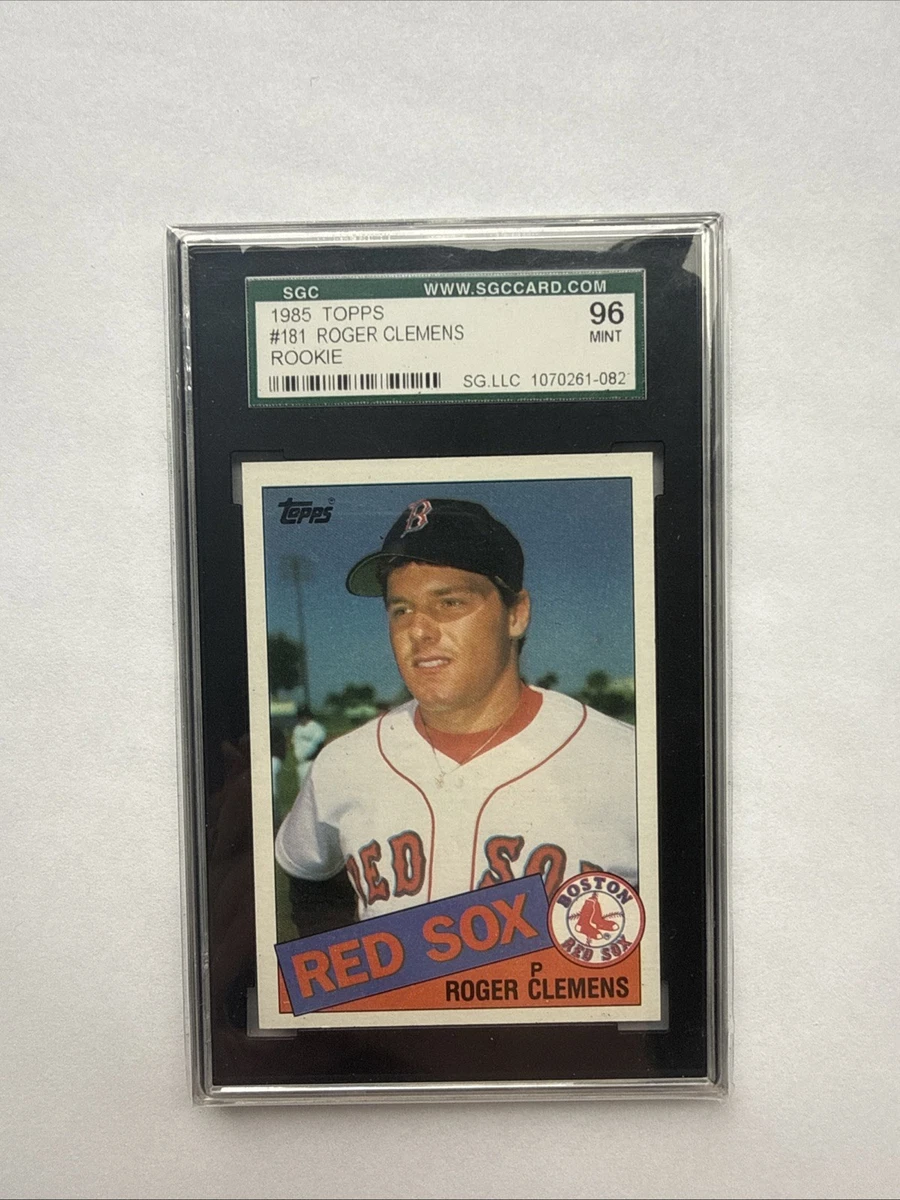 Roger Clemens Baseball Grade 9.5 Rookie Sports Trading Cards