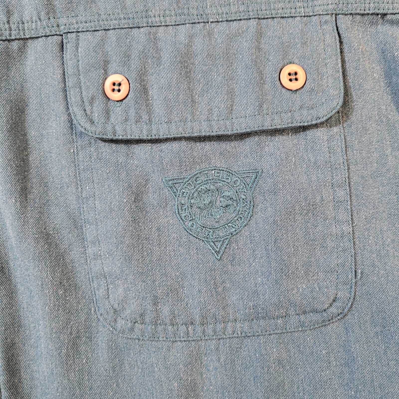 Bugle Boy Core Basic Button-Down Shirt Men's Larg… - image 3