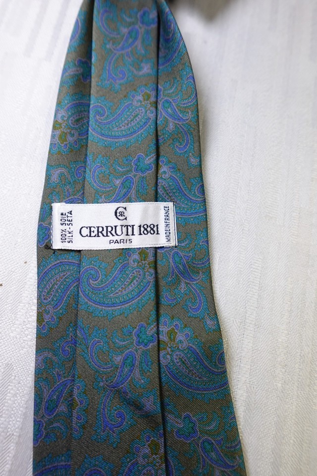 Cravate Homme Biagiotti 100% Soie - Motif Rayé Multicolore - Fabriquée En Italie - Vintage