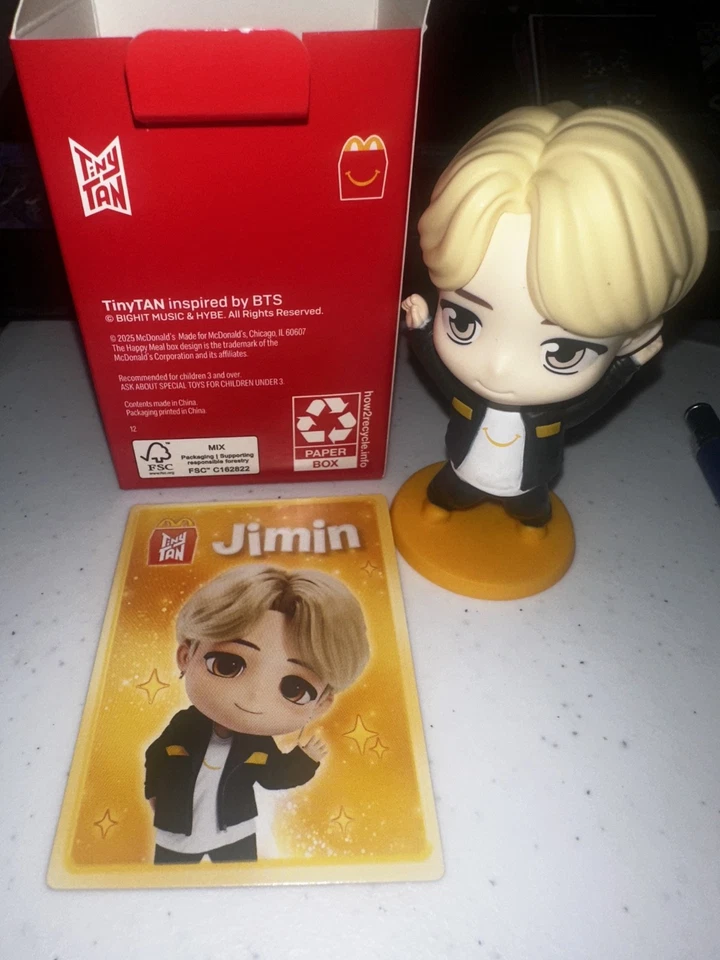 New! 2025 McDonald's #12 JIMIN TINY TAN x BTS ENCORE, ON-HAND